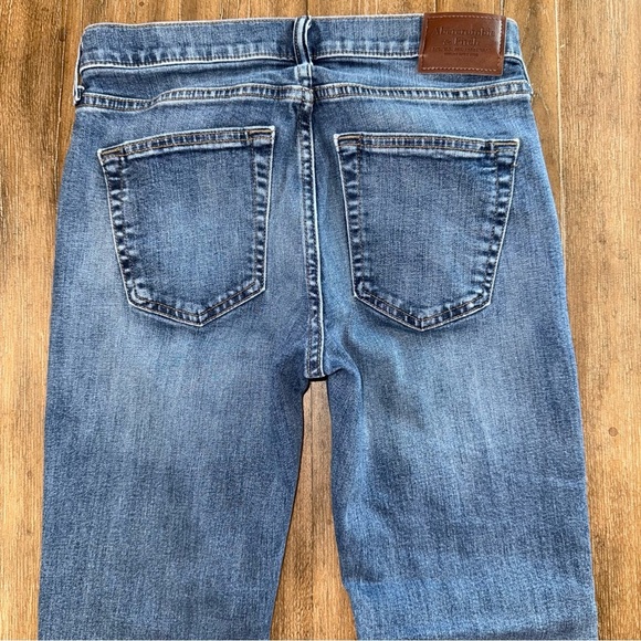 Abercrombie & Fitch Men’s 28x30 Straight Leg Jeans Kennan Straight Blue - Picture 8 of 11